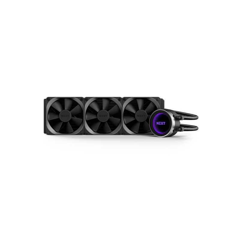 恩杰 NZXT Kraken海妖 X72 360mm一体式水冷散热器（可调色RGB水冷头/静音/耐久/散热/360mm冷排/三风扇）