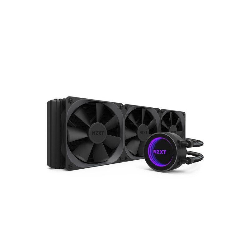 恩杰 NZXT Kraken海妖 X72 360mm一体式水冷散热器（可调色RGB水冷头/静音/耐久/散热/360mm冷排/三风扇）